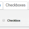 Editing single checkbox option